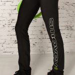 FITNESS-HOSE – SCHWARZ-GRÜN